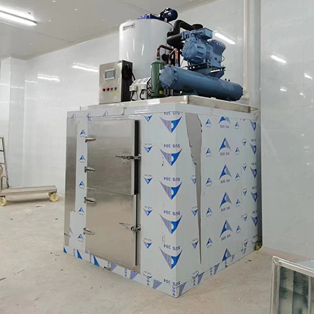 5吨片冰机和5吨管冰机交付惠州某食品厂